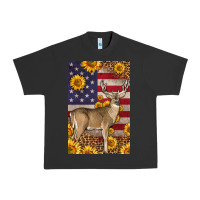 Pigment Black Western American Deer Urban Heavy Tee - LillyAllenDesigns