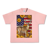 Salmon Western American Deer Urban Heavy Tee - LillyAllenDesigns