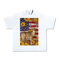 White Western American Deer Urban Heavy Tee - LillyAllenDesigns