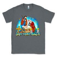 Charcoal Heather Love Came Down Classic Tee - CowhideDigitalArt