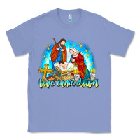 Colony Blue Love Came Down Classic Tee - CowhideDigitalArt