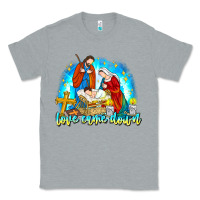 Heather Grey Love Came Down Classic Tee - CowhideDigitalArt