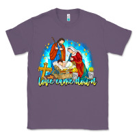 Lavender Love Came Down Classic Tee - CowhideDigitalArt