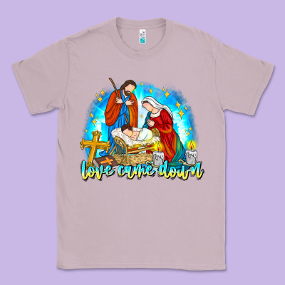 Love Came Down Classic Tee Designed By Cowhidedigitalart