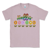 Lilac hello spring Classic Tee - MaliasSmallBusiness