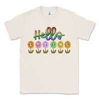 Natural hello spring Classic Tee - MaliasSmallBusiness