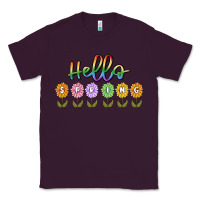 Plum hello spring Classic Tee - MaliasSmallBusiness