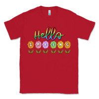 Red hello spring Classic Tee - MaliasSmallBusiness