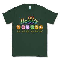 Sports Green hello spring Classic Tee - MaliasSmallBusiness