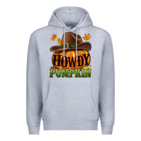 Howdy Pumpkin Premium Hoodie | Teevron