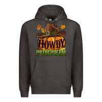 Smoke Howdy pumpkin Premium Hoodie - NancyCooperArtShop