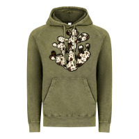 Vintage Olive cowhide cactus Vintage Hoodie - JahusDesignShop