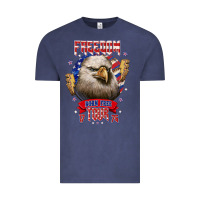 Vintage Denim freedom born free tour 1776 Vintage Tee - NancyCooperArtShop