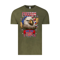 Vintage Olive freedom born free tour 1776 Vintage Tee - NancyCooperArtShop