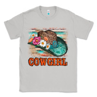 Moon Dust cowgirl hat flowers leopard and  leather Classic Tee - AdoDesignShop