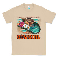 Mushroom cowgirl hat flowers leopard and  leather Classic Tee - AdoDesignShop