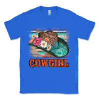 True Royal cowgirl hat flowers leopard and  leather Classic Tee - AdoDesignShop