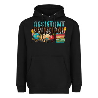 Black assistant principal Heavyweight Hoodie - NancyCooperArtShop