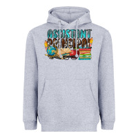 Heather Grey assistant principal Heavyweight Hoodie - NancyCooperArtShop