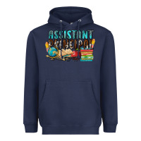 Navy assistant principal Heavyweight Hoodie - NancyCooperArtShop