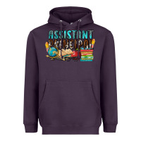 Plum assistant principal Heavyweight Hoodie - NancyCooperArtShop