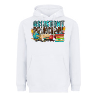 White assistant principal Heavyweight Hoodie - NancyCooperArtShop