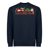 Navy christmas squad Heavyweight Sweatshirt - MaliasSmallBusiness
