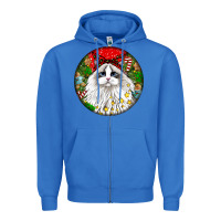 True Royal christmas ragdoll  cat Zipper Hoodie - LillyAllenDesigns