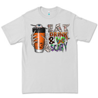 Dove Grey Eat drink be scary Premium Tee - CowhideDigitalArt