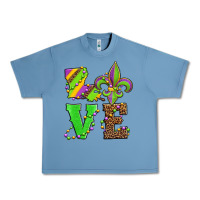 Pebble Blue love mardi gras Urban Heavy Tee - Jasminsmagicworld