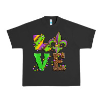 Pigment Black love mardi gras Urban Heavy Tee - Jasminsmagicworld