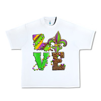White love mardi gras Urban Heavy Tee - Jasminsmagicworld