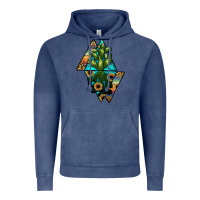 Vintage Denim cactus1 Vintage Hoodie - JahusDesignShop