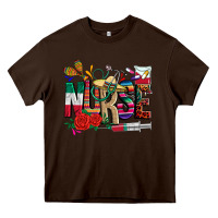 Chocolate Brown cinco de mayo nurse Heavy Core Tee - CTS Tumbler Store