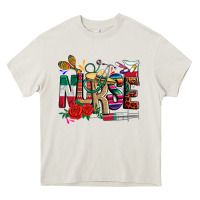Cream cinco de mayo nurse Heavy Core Tee - CTS Tumbler Store