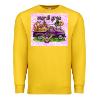 Lemon Mardi Gras with gnomes Premium Sweatshirt - NancyCooperArtShop