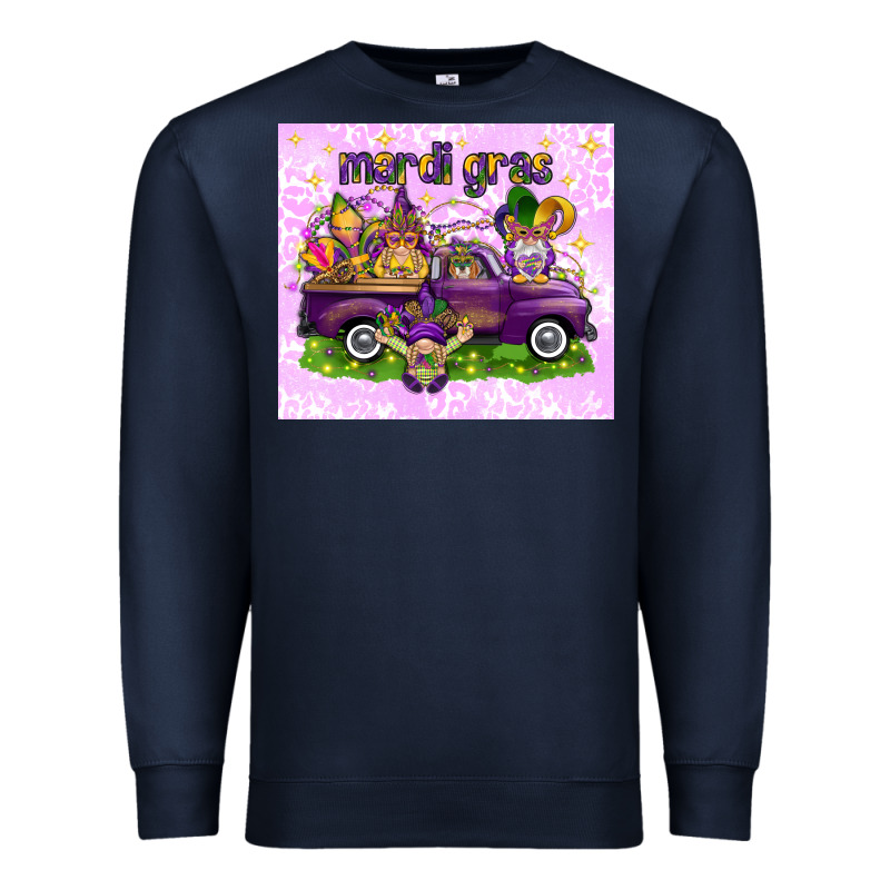 Mardi Gras With Gnomes Premium Sweatshirt by NancyCooperArtShop | Teevron
