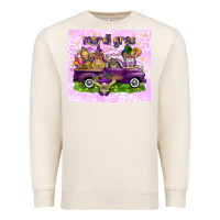 Sandshell Mardi Gras with gnomes Premium Sweatshirt - NancyCooperArtShop