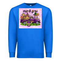 True Royal Mardi Gras with gnomes Premium Sweatshirt - NancyCooperArtShop