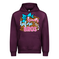 Mauve Wine bows before bros olivia Urban Hoodie - OliviaCreatesArt