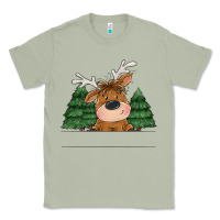 Matcha Personalized Christmas deer Classic Tee - MaliasSmallBusiness