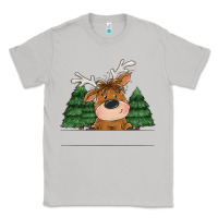 Moon Dust Personalized Christmas deer Classic Tee - MaliasSmallBusiness
