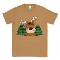 Toasted Coconut Personalized Christmas deer Classic Tee - MaliasSmallBusiness