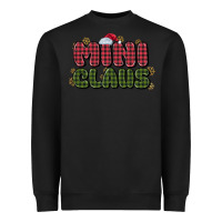Black mini claus Heavyweight Sweatshirt - MaliasSmallBusiness