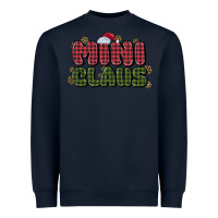 Navy mini claus Heavyweight Sweatshirt - MaliasSmallBusiness