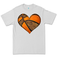 Dove Grey basketball heart Premium Tee - HRA Design Shop