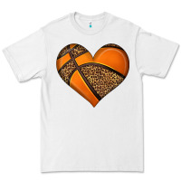 White basketball heart Premium Tee - HRA Design Shop