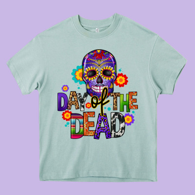 Day Of The Dead Mexico Heavy Core Tee Designed By Cts Tumbler Store