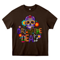 Chocolate Brown day of the dead mexico Heavy Core Tee - CTS Tumbler Store