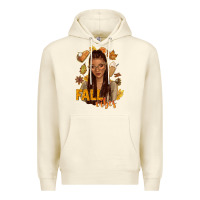 Sandshell Fall vibes afro woman Premium Hoodie - NancyCooperArtShop
